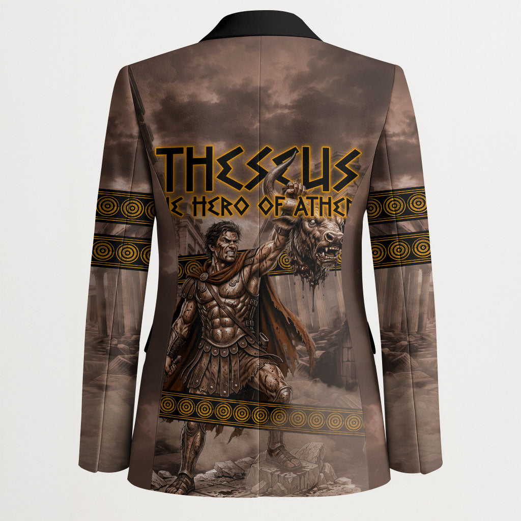 Theseus The Hero Of Athens Blazer Greek Mythology Minotaur Ancient Warrior Art