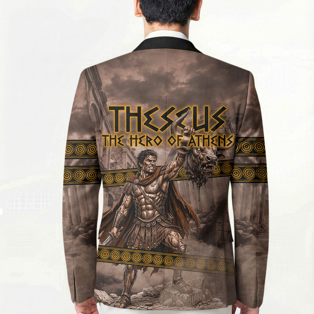 Theseus The Hero Of Athens Blazer Greek Mythology Minotaur Ancient Warrior Art