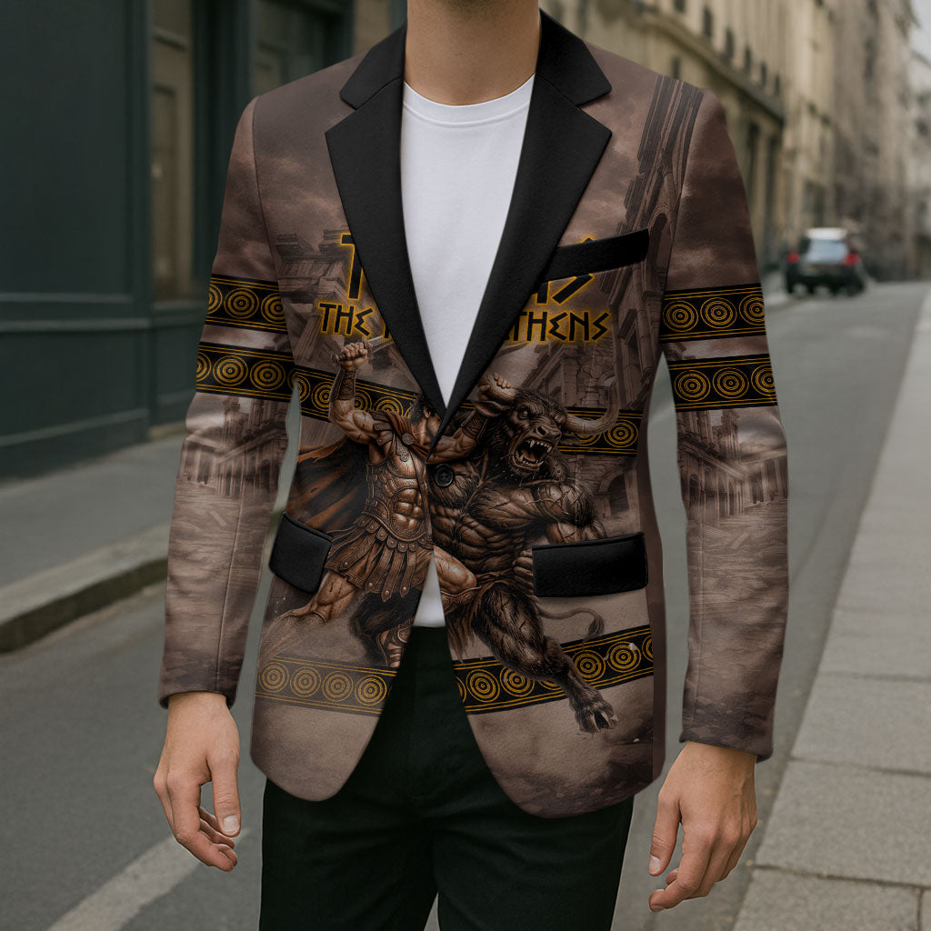 Theseus The Hero Of Athens Blazer Greek Mythology Minotaur Ancient Warrior Art