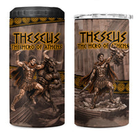 Theseus The Hero Of Athens 4 in 1 Can Cooler Tumbler Greek Mythology Minotaur Ancient Warrior Art