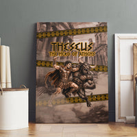 Theseus The Hero Of Athens Canvas Wall Art Greek Mythology Minotaur Ancient Warrior Art