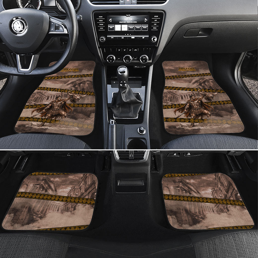 Theseus The Hero Of Athens Car Mats Greek Mythology Minotaur Ancient Warrior Art