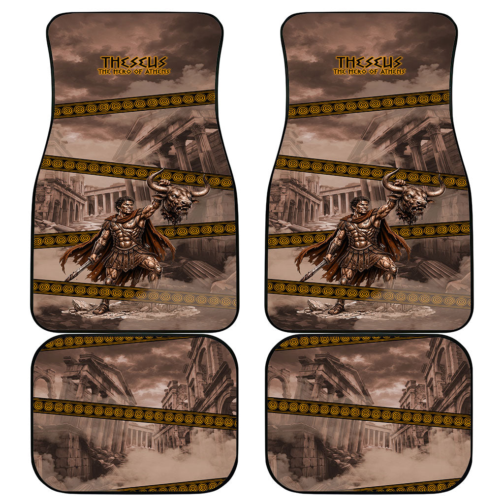 Theseus The Hero Of Athens Car Mats Greek Mythology Minotaur Ancient Warrior Art