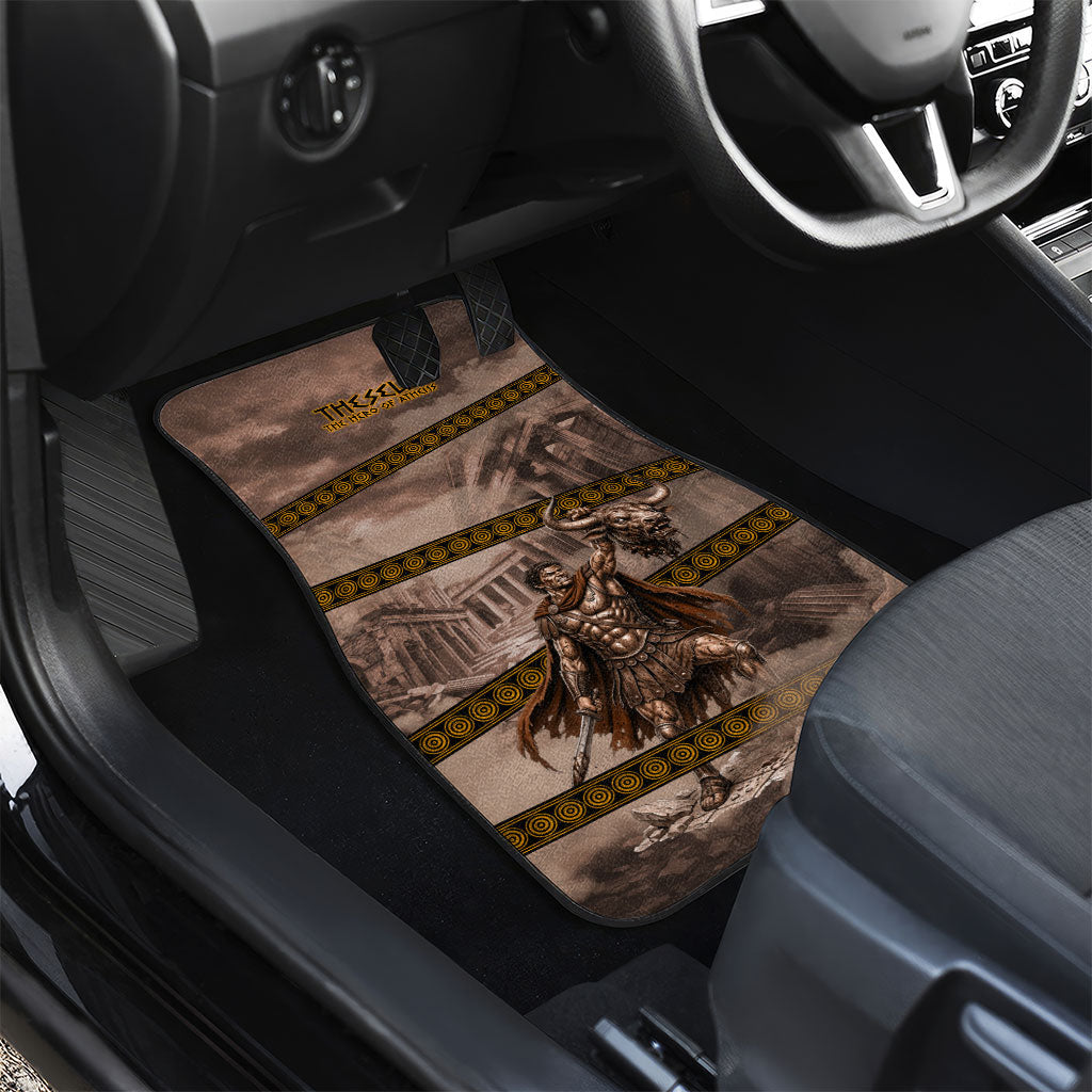 Theseus The Hero Of Athens Car Mats Greek Mythology Minotaur Ancient Warrior Art
