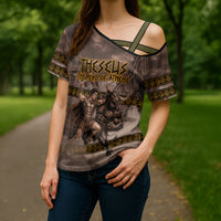 Theseus The Hero Of Athens Cross Shoulder Shirt Greek Mythology Minotaur Ancient Warrior Art
