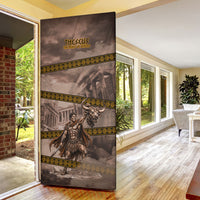Theseus The Hero Of Athens Door Cover Greek Mythology Minotaur Ancient Warrior Art