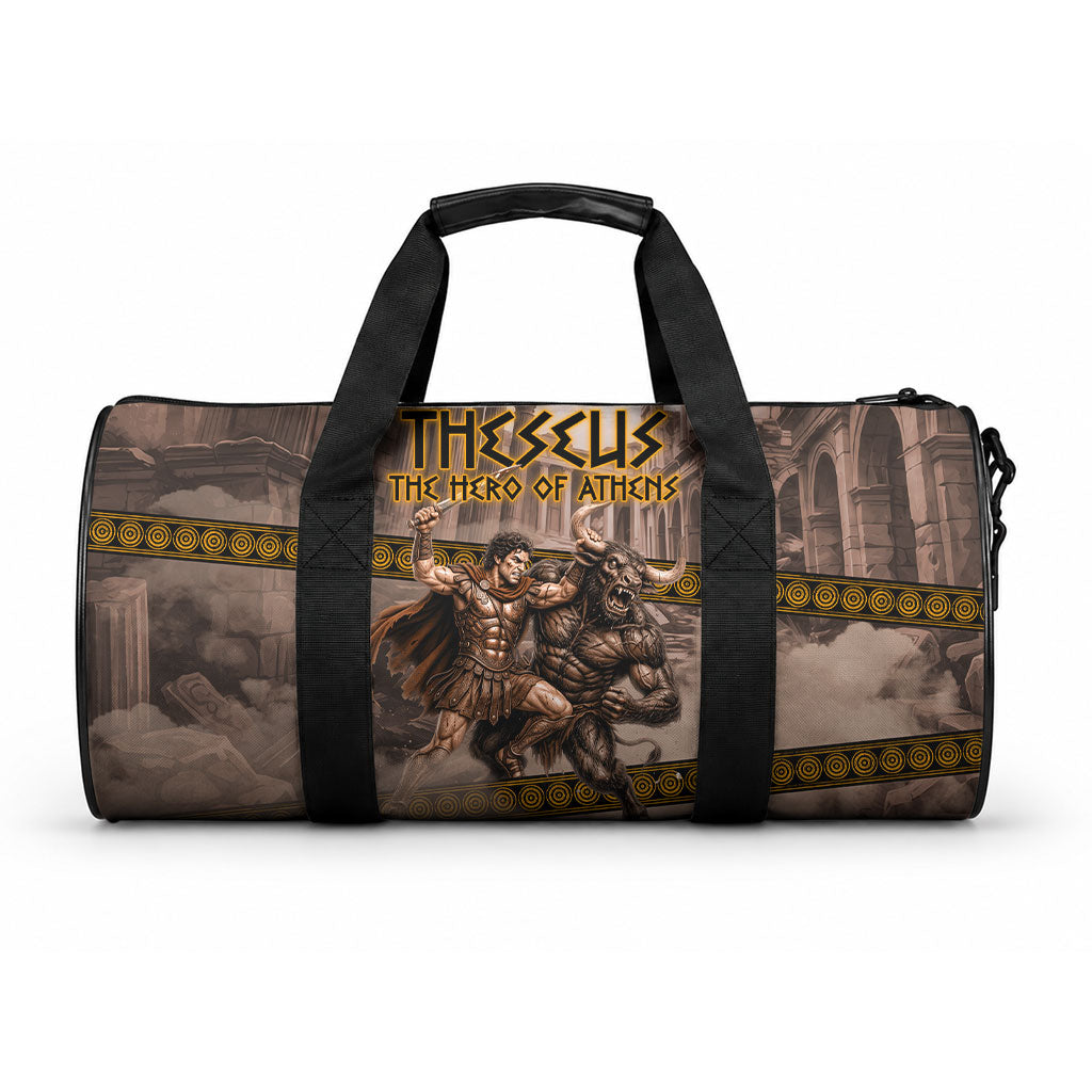 Theseus The Hero Of Athens Duffle Bag Greek Mythology Minotaur Ancient Warrior Art
