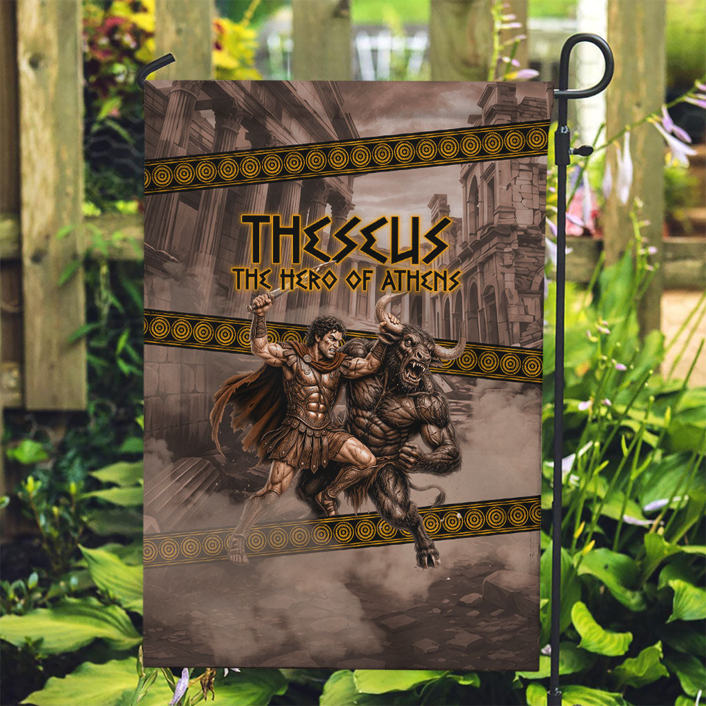Theseus The Hero Of Athens Garden Flag Greek Mythology Minotaur Ancient Warrior Art
