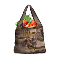 Theseus The Hero Of Athens Grocery Bag Greek Mythology Minotaur Ancient Warrior Art