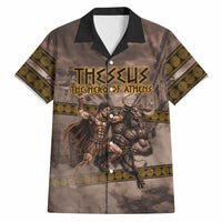 Theseus The Hero Of Athens Hawaiian Shirt Greek Mythology Minotaur Ancient Warrior Art