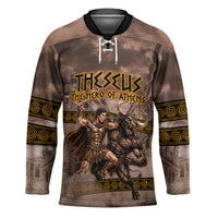 Theseus The Hero Of Athens Hockey Jersey Greek Mythology Minotaur Ancient Warrior Art