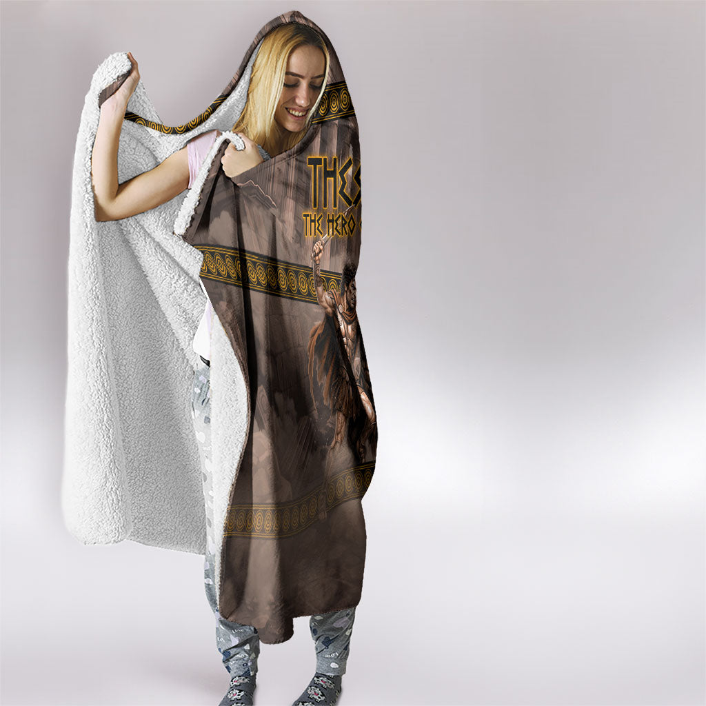 Theseus The Hero Of Athens Hooded Blanket Greek Mythology Minotaur Ancient Warrior Art