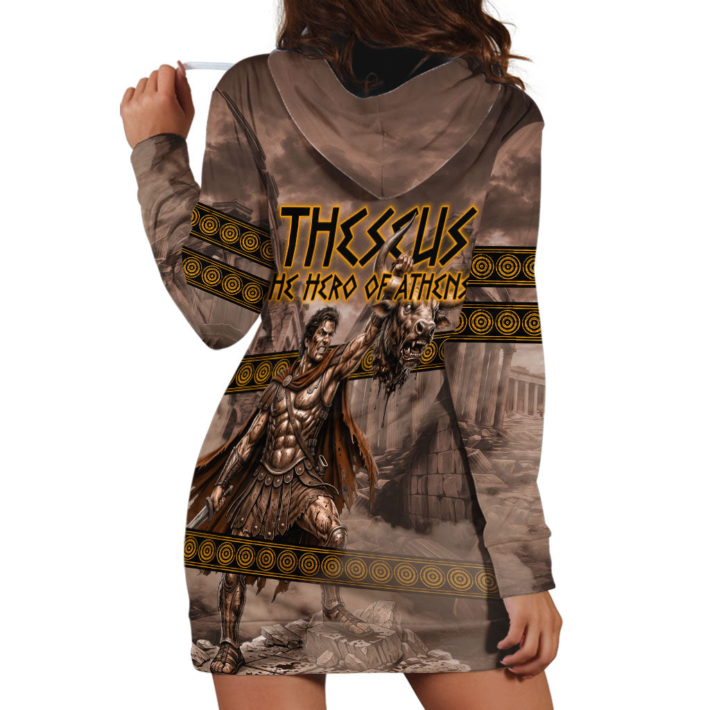 Theseus The Hero Of Athens Hoodie Dress Greek Mythology Minotaur Ancient Warrior Art