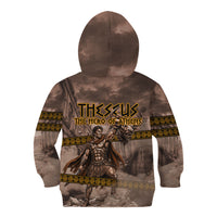 Theseus The Hero Of Athens Kid Hoodie Greek Mythology Minotaur Ancient Warrior Art