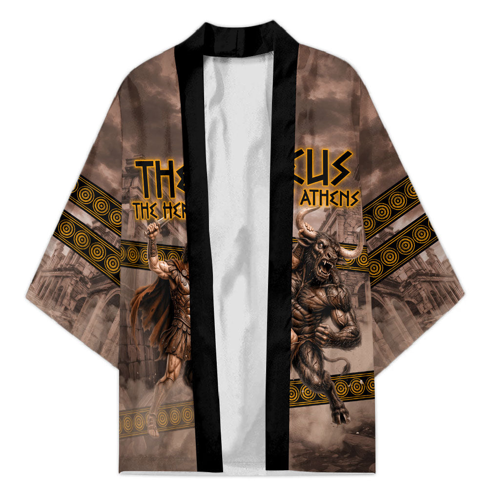 Theseus The Hero Of Athens Kimono Greek Mythology Minotaur Ancient Warrior Art
