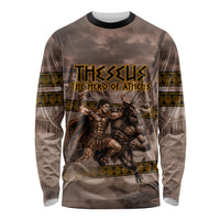 Theseus The Hero Of Athens Long Sleeve Shirt Greek Mythology Minotaur Ancient Warrior Art