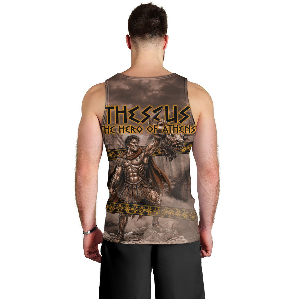 Theseus The Hero Of Athens Men Tank Top Greek Mythology Minotaur Ancient Warrior Art
