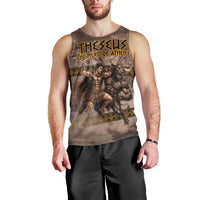 Theseus The Hero Of Athens Men Tank Top Greek Mythology Minotaur Ancient Warrior Art