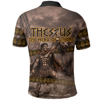 Theseus The Hero Of Athens Polo Shirt Greek Mythology Minotaur Ancient Warrior Art