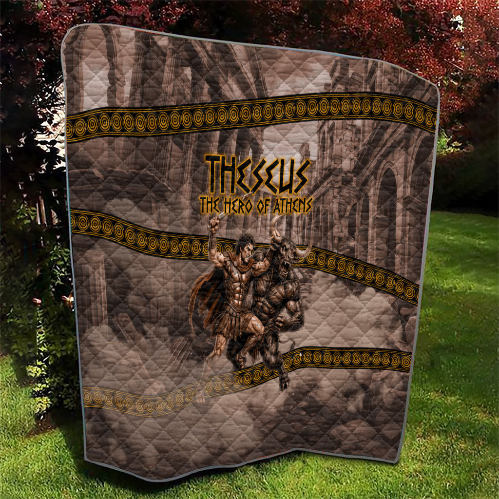 Theseus The Hero Of Athens Quilt Greek Mythology Minotaur Ancient Warrior Art