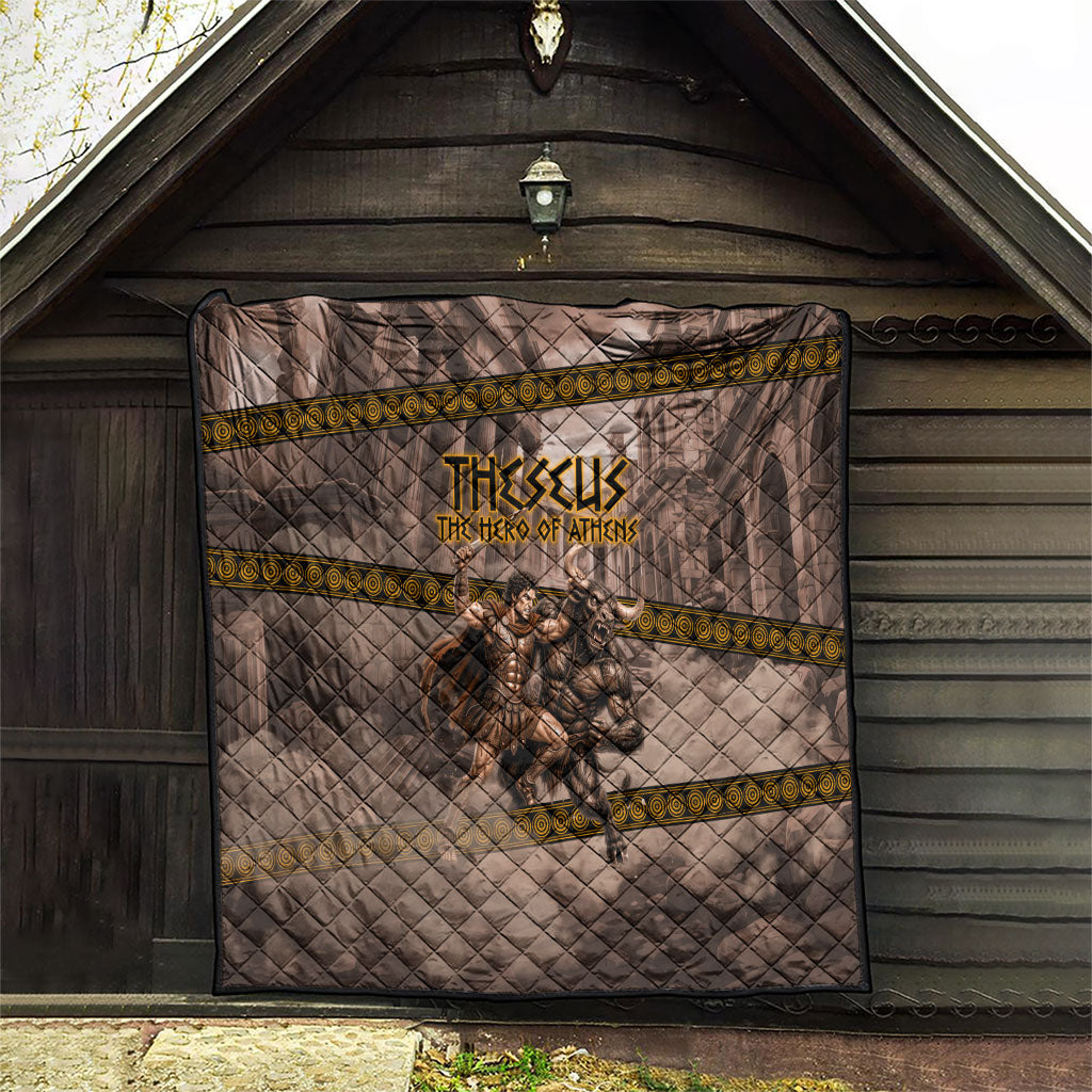 Theseus The Hero Of Athens Quilt Greek Mythology Minotaur Ancient Warrior Art