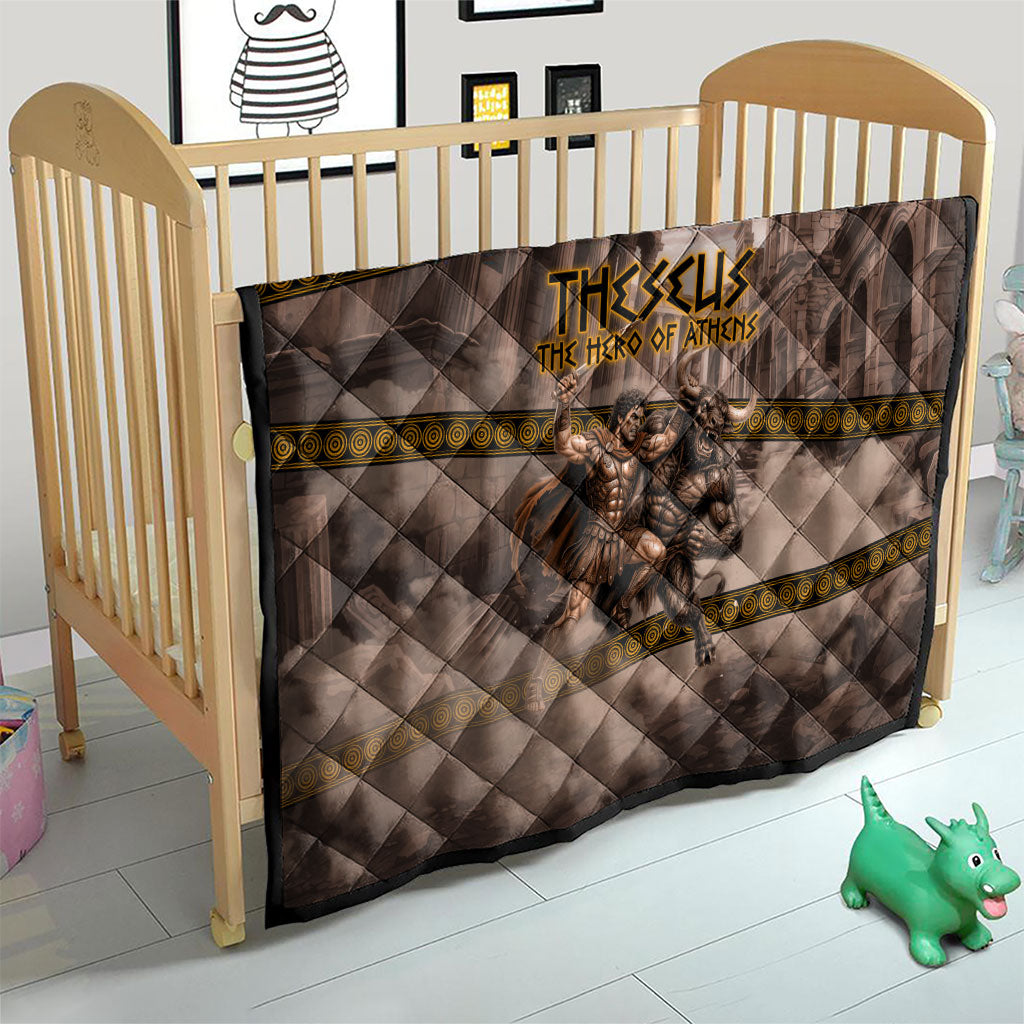 Theseus The Hero Of Athens Quilt Greek Mythology Minotaur Ancient Warrior Art