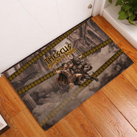 Theseus The Hero Of Athens Rubber Doormat Greek Mythology Minotaur Ancient Warrior Art