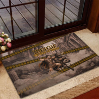 Theseus The Hero Of Athens Rubber Doormat Greek Mythology Minotaur Ancient Warrior Art