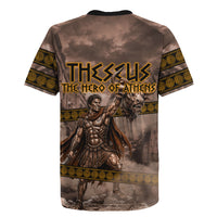 Theseus The Hero Of Athens Rugby Jersey Greek Mythology Minotaur Ancient Warrior Art