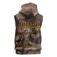 Theseus The Hero Of Athens Sleeveless Hoodie Greek Mythology Minotaur Ancient Warrior Art