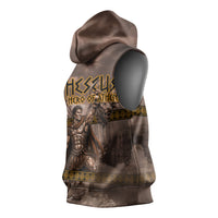 Theseus The Hero Of Athens Sleeveless Hoodie Greek Mythology Minotaur Ancient Warrior Art