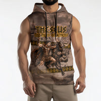 Theseus The Hero Of Athens Sleeveless Hoodie Greek Mythology Minotaur Ancient Warrior Art