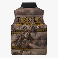 Theseus The Hero Of Athens Sleeveless Puffer Jacket Greek Mythology Minotaur Ancient Warrior Art