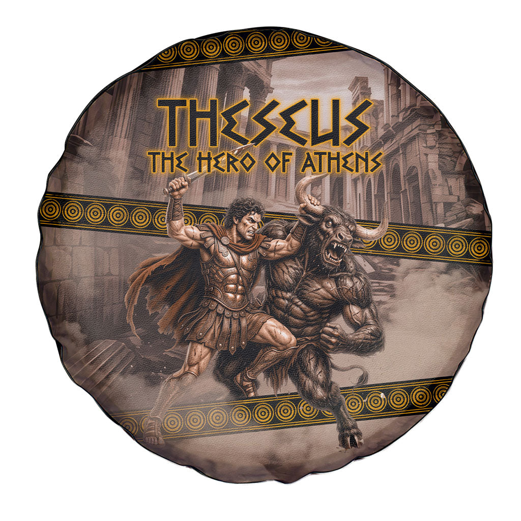 Theseus The Hero Of Athens Spare Tire Cover Greek Mythology Minotaur Ancient Warrior Art