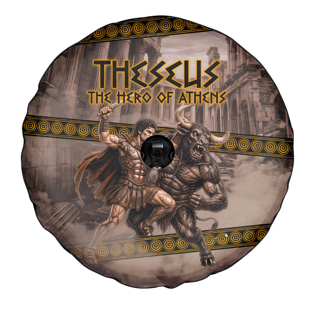 Theseus The Hero Of Athens Spare Tire Cover Greek Mythology Minotaur Ancient Warrior Art
