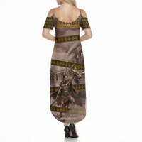 Theseus The Hero Of Athens Summer Maxi Dress Greek Mythology Minotaur Ancient Warrior Art