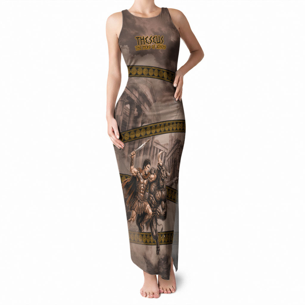 Theseus The Hero Of Athens Tank Maxi Dress Greek Mythology Minotaur Ancient Warrior Art