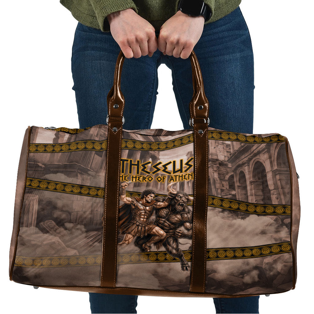 Theseus The Hero Of Athens Travel Bag Greek Mythology Minotaur Ancient Warrior Art