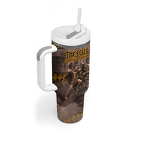 Theseus The Hero Of Athens Tumbler With Handle Greek Mythology Minotaur Ancient Warrior Art