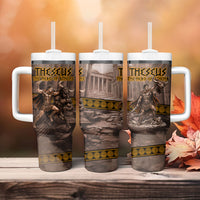 Theseus The Hero Of Athens Tumbler With Handle Greek Mythology Minotaur Ancient Warrior Art