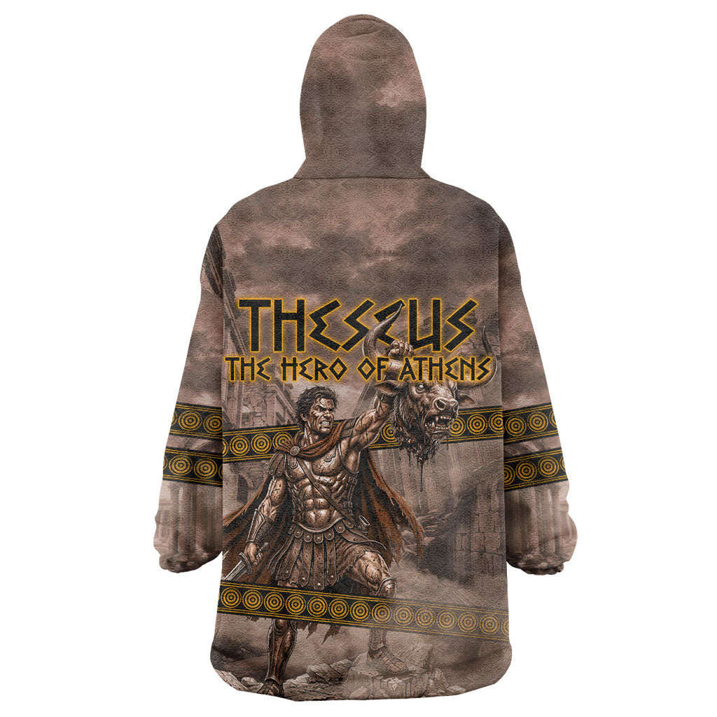 Theseus The Hero Of Athens Wearable Blanket Hoodie Greek Mythology Minotaur Ancient Warrior Art