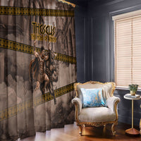 Theseus The Hero Of Athens Window Curtain Greek Mythology Minotaur Ancient Warrior Art