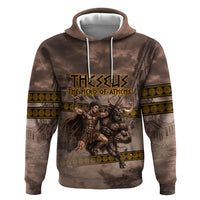Theseus The Hero Of Athens Zip Hoodie Greek Mythology Minotaur Ancient Warrior Art