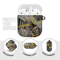 Theseus In The Heart Of The Labyrinth AirPods Case Ancient Greek Mythology Minotaur Warrior Battle Art