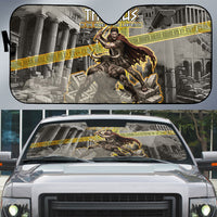 Theseus In The Heart Of The Labyrinth Auto Sun Shade Ancient Greek Mythology Minotaur Warrior Battle Art