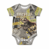 Theseus In The Heart Of The Labyrinth Baby Onesie Ancient Greek Mythology Minotaur Warrior Battle Art