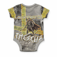 Theseus In The Heart Of The Labyrinth Baby Onesie Ancient Greek Mythology Minotaur Warrior Battle Art