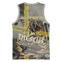 Theseus In The Heart Of The Labyrinth Basketball Jersey Ancient Greek Mythology Minotaur Warrior Battle Art
