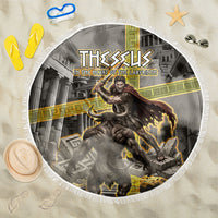 Theseus In The Heart Of The Labyrinth Beach Blanket Ancient Greek Mythology Minotaur Warrior Battle Art