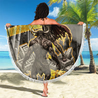 Theseus In The Heart Of The Labyrinth Beach Blanket Ancient Greek Mythology Minotaur Warrior Battle Art
